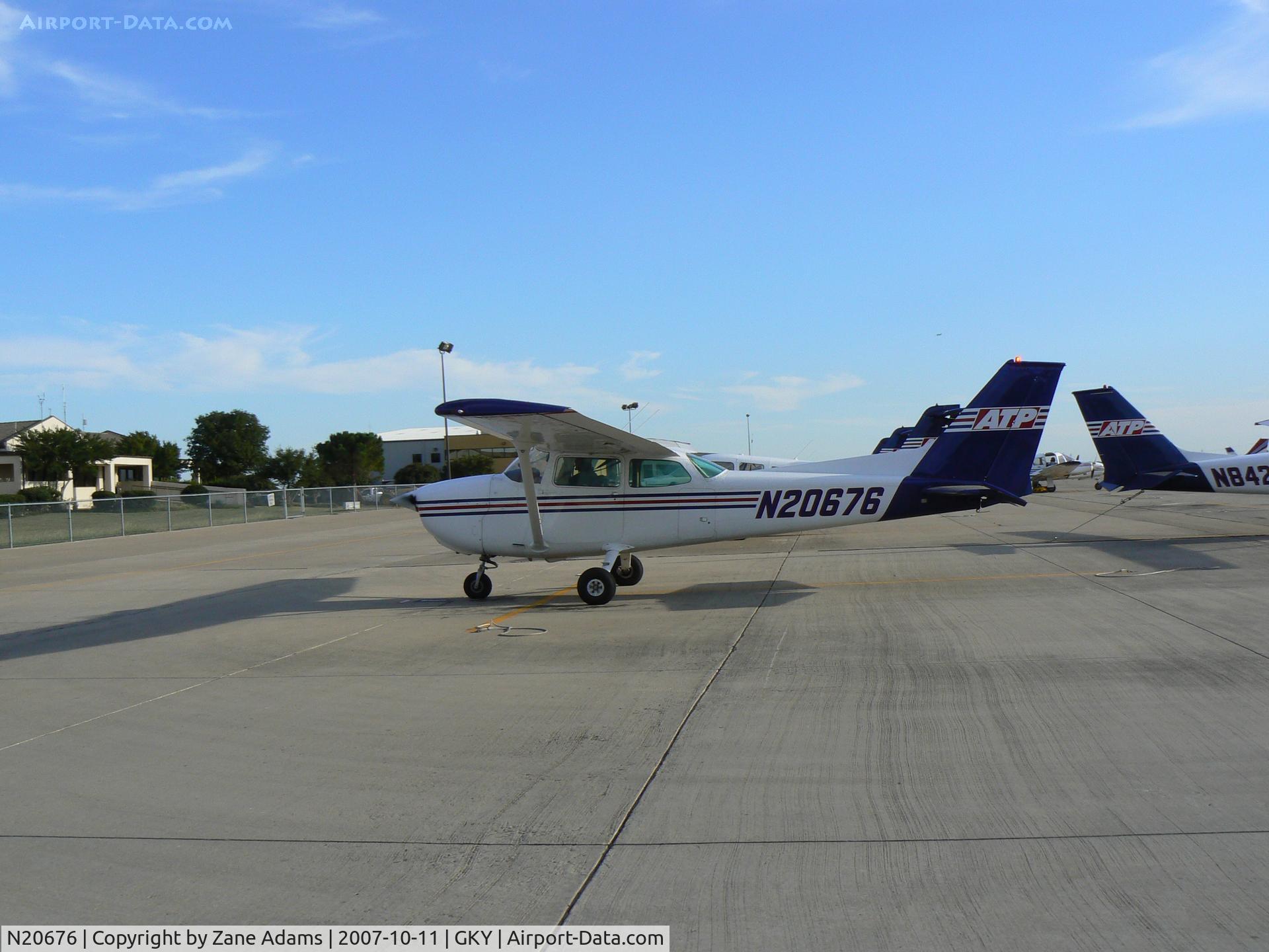 N20676, 1973 Cessna 172M C/N 17261483, On the Ramp - ATP