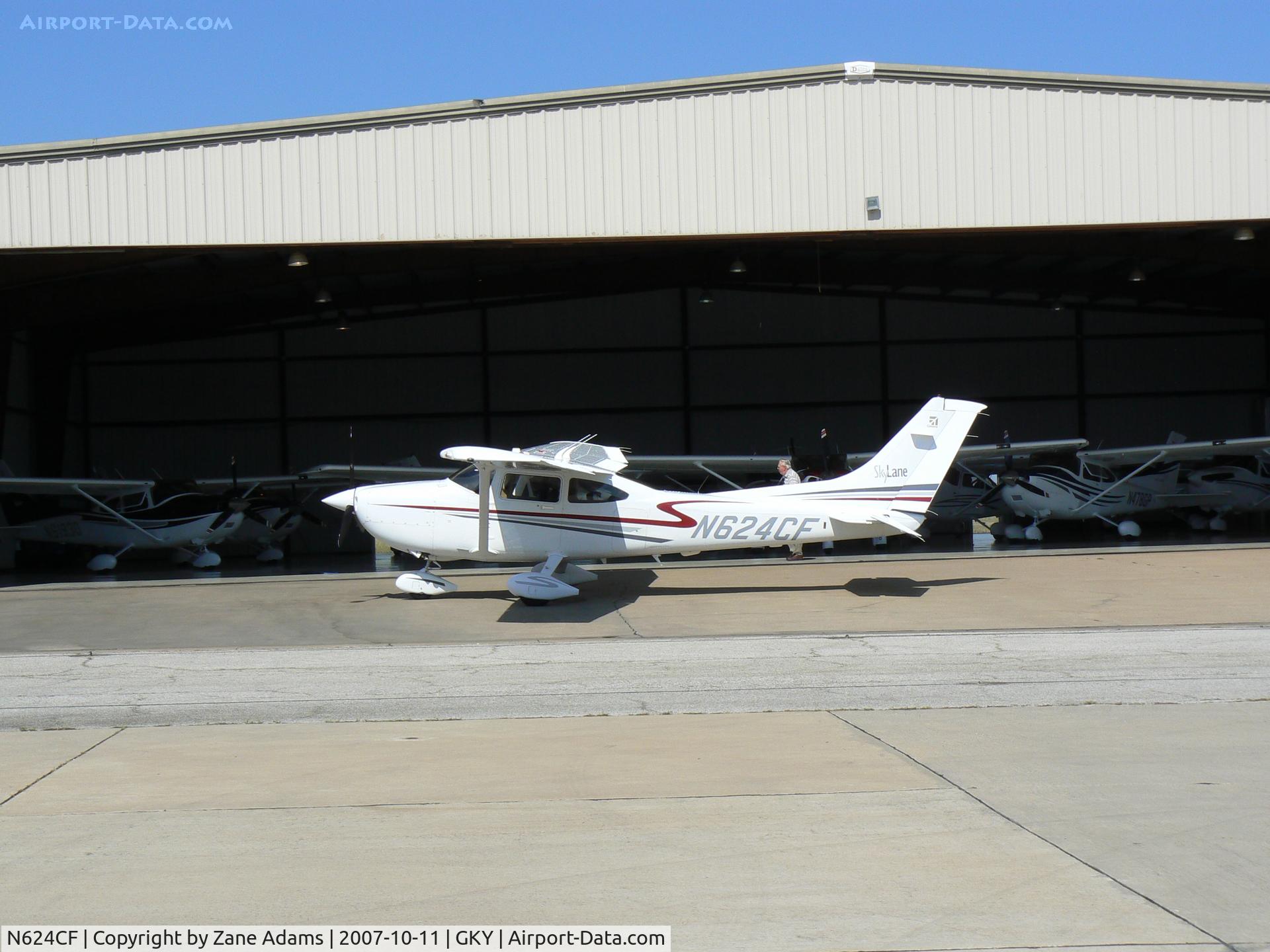 N624CF, Cessna 182T Skylane C/N 18281059, on the ramp at Arlington Muni - Van Bortel