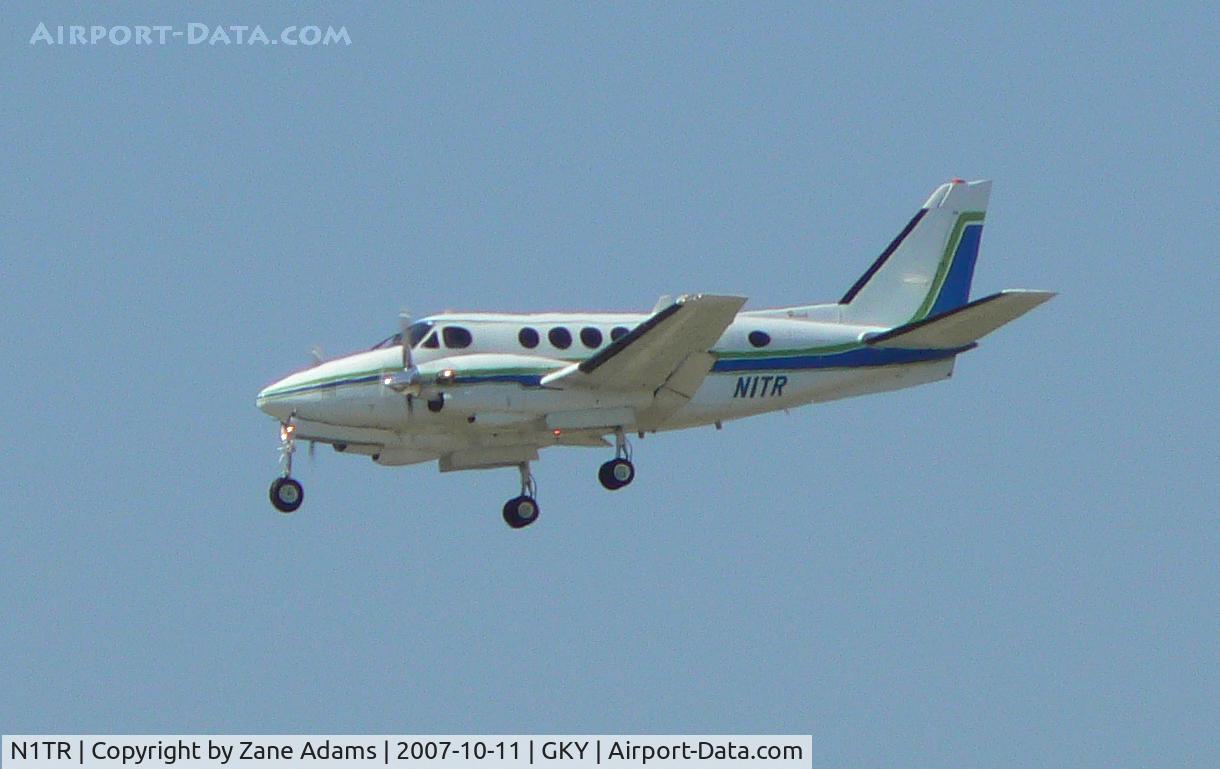 N1TR, 1977 Beech A100 King Air C/N B-238, Trinity River Authority Of Texas - Landing at Arlington