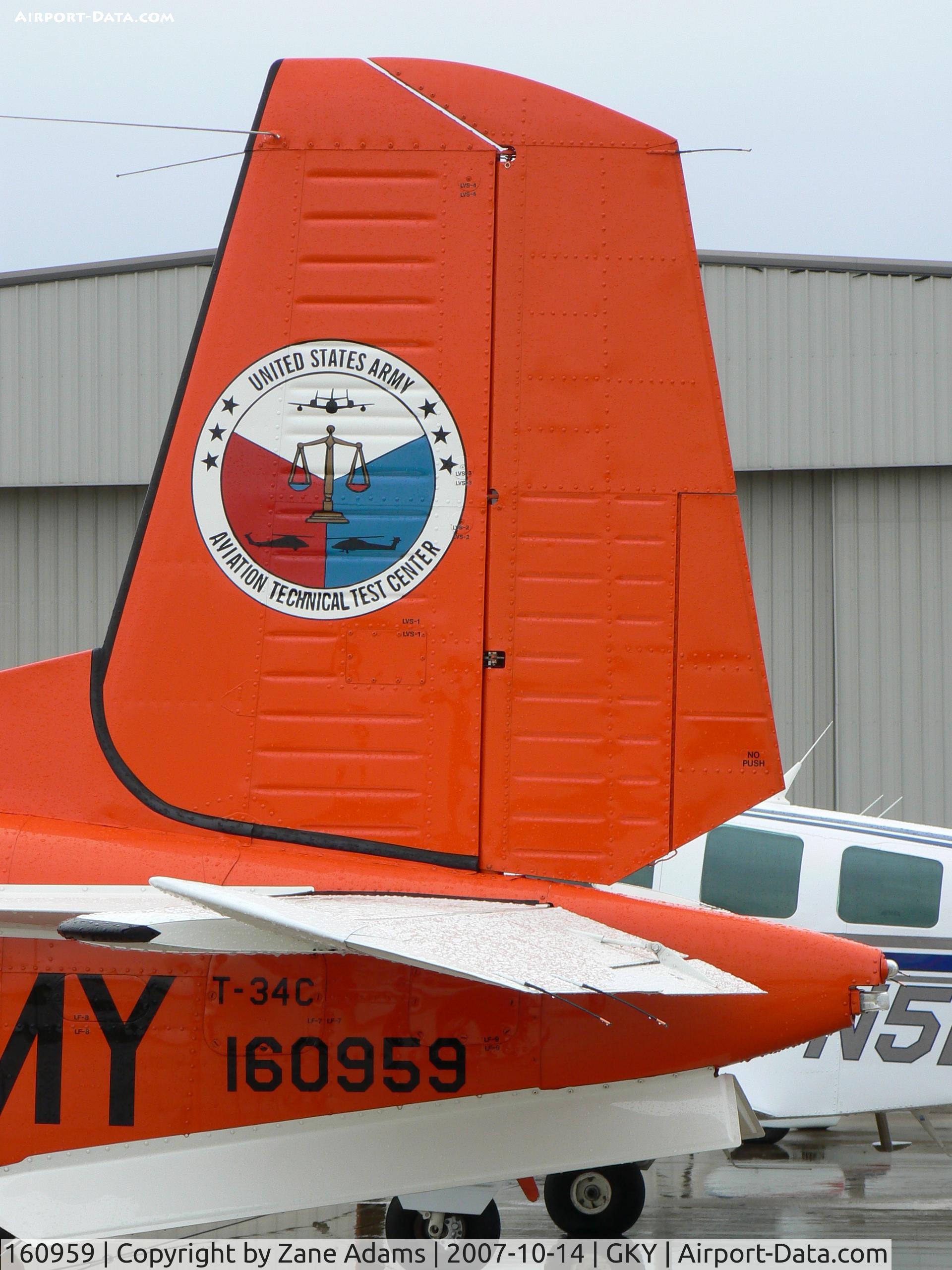 160959, Beech T-34C Turbo Mentor C/N GL-145, US Army Aviation Technical Test Center Paint