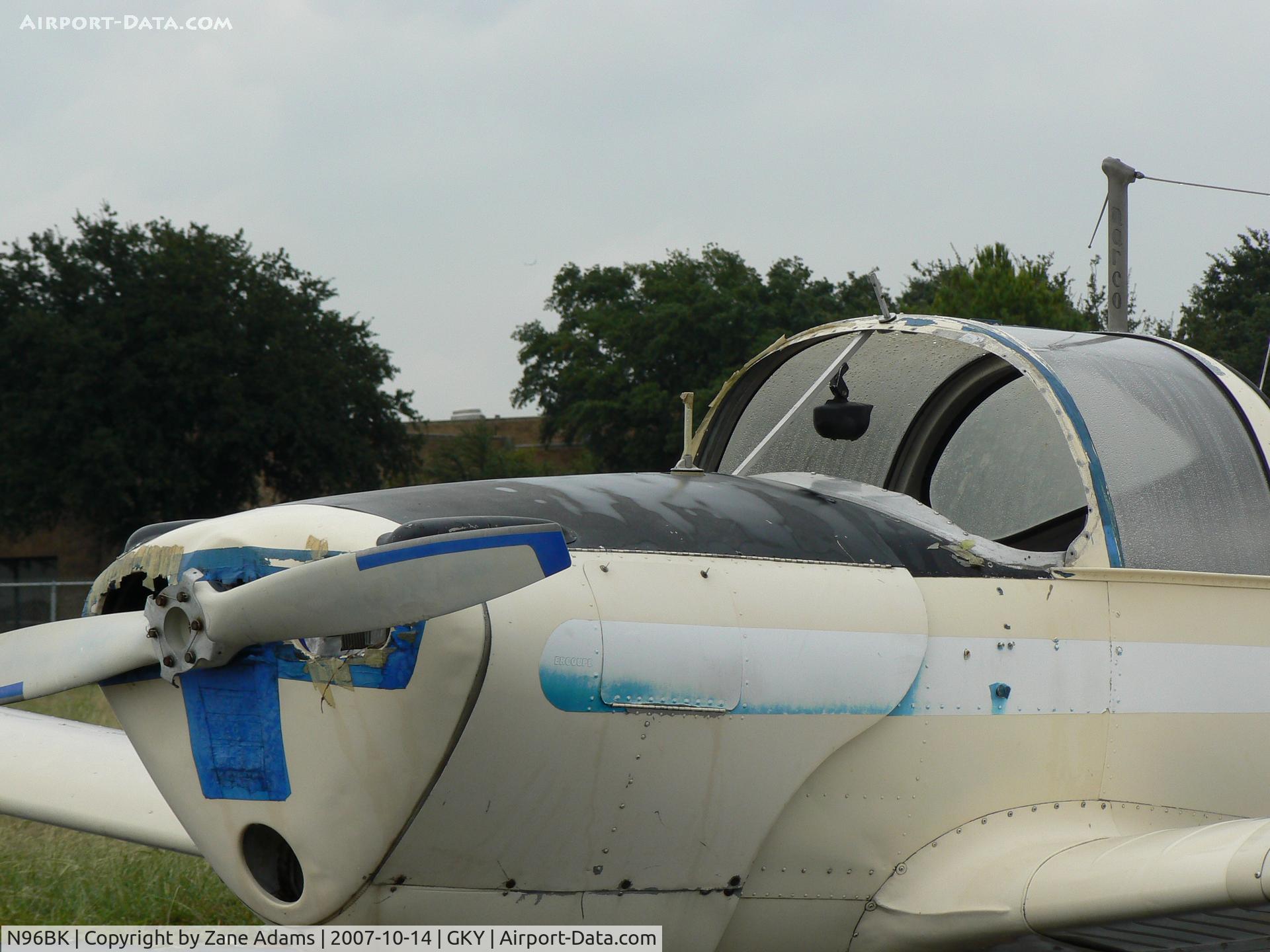 N96BK, 1947 Erco 415CD Ercoupe C/N 4751, Now missing the windshield...