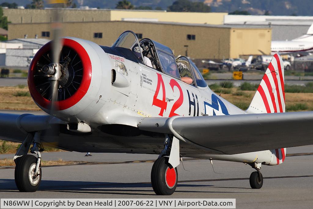N86WW, 1956 North American SNJ-4 Texan C/N 88-12291, 1956 North American SNJ-4 