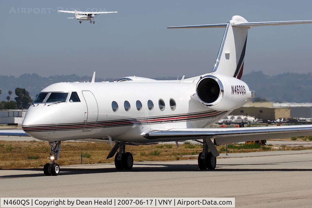 N460QS, 1999 Gulfstream Aerospace G-IV C/N 1360, NetJets Aviation's 1999 Gulfstream G-IV (N460QS) taxiing to RWY 16R for departure to Las Vegas McCarran Int'l (KLAS).