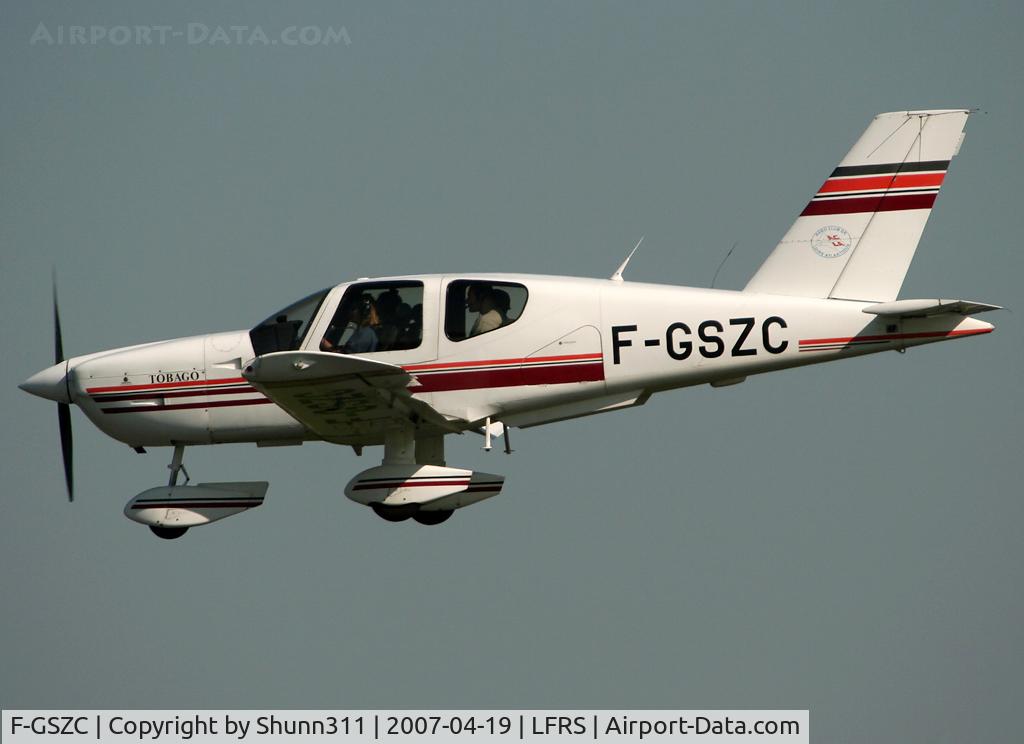 F-GSZC, Socata TB-10 Tobago C/N 1823, Landing rwy 03