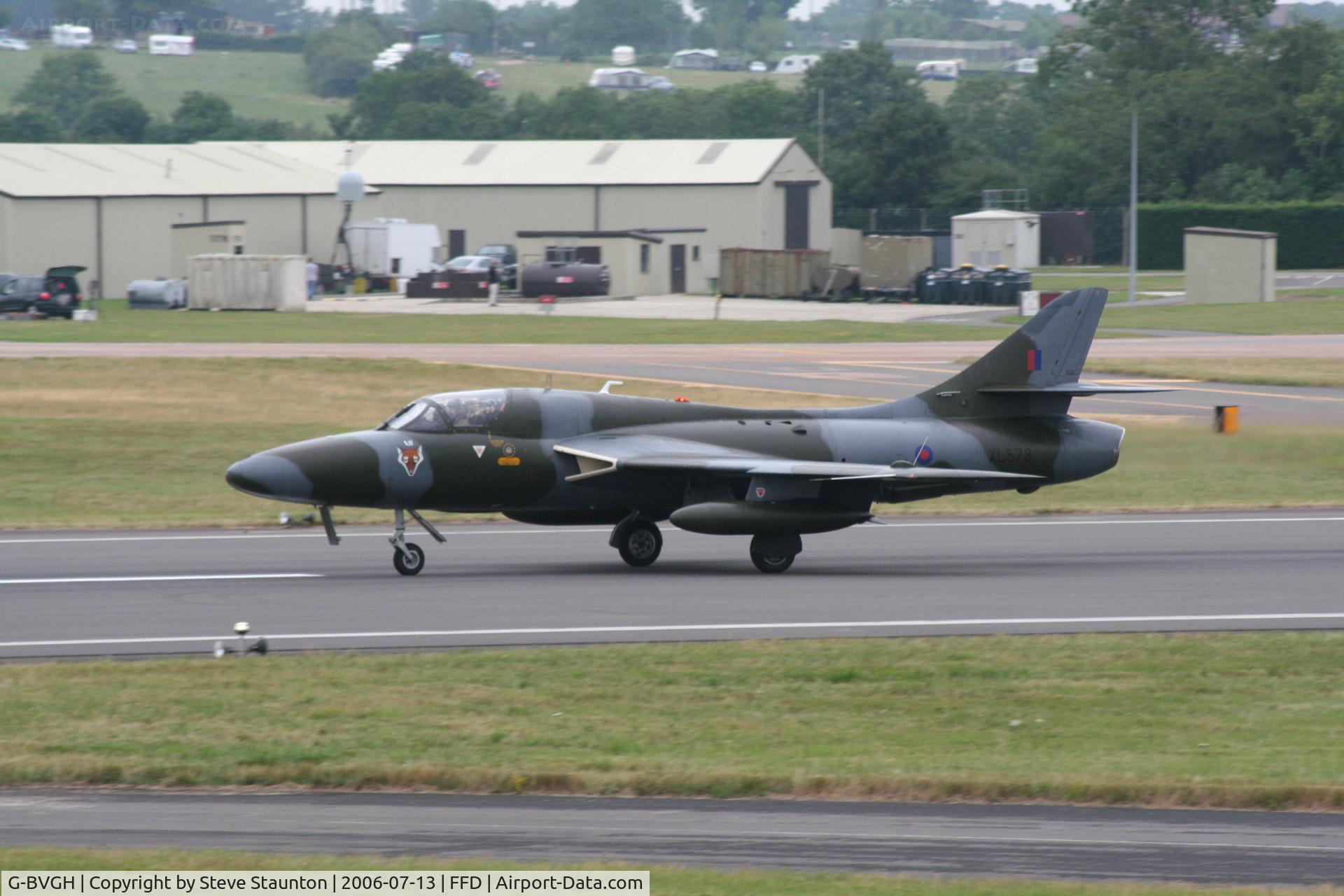 G-BVGH, 1958 Hawker Hunter T.7 C/N HABL-003360, Royal International Air Tattoo 2006