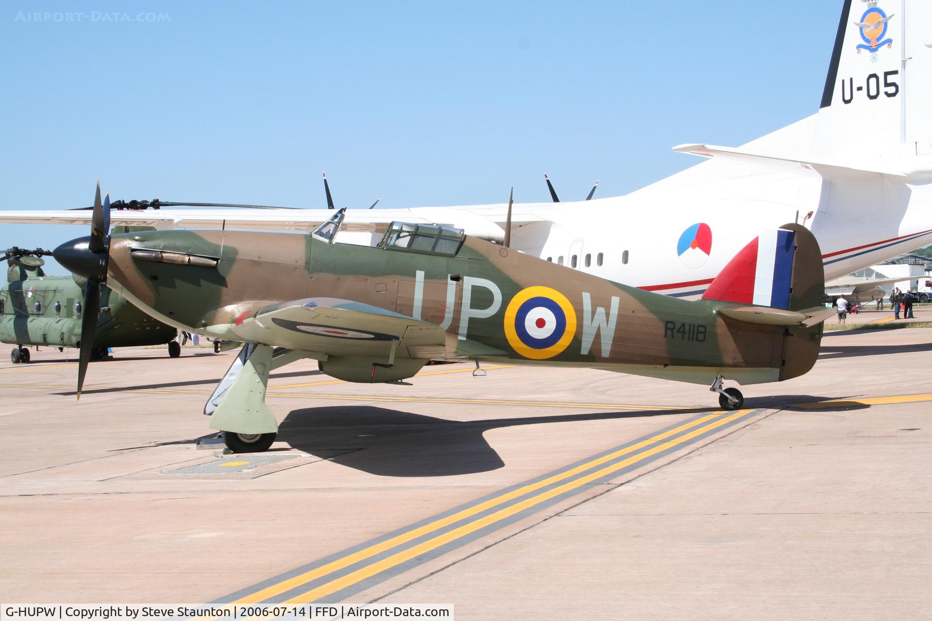 G-HUPW, 1940 Hawker Hurricane I C/N G592301, Royal International Air Tattoo 2006