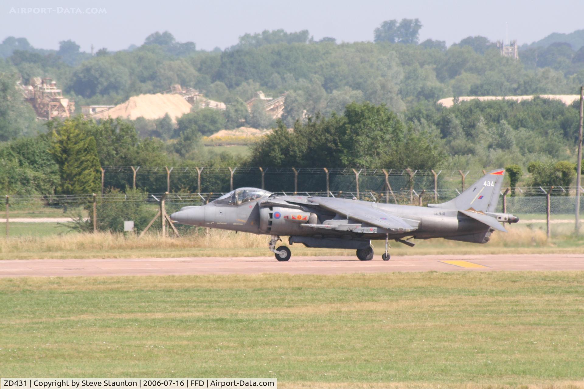 ZD431, British Aerospace Harrier GR.7 C/N P43, Royal International Air Tattoo 2006