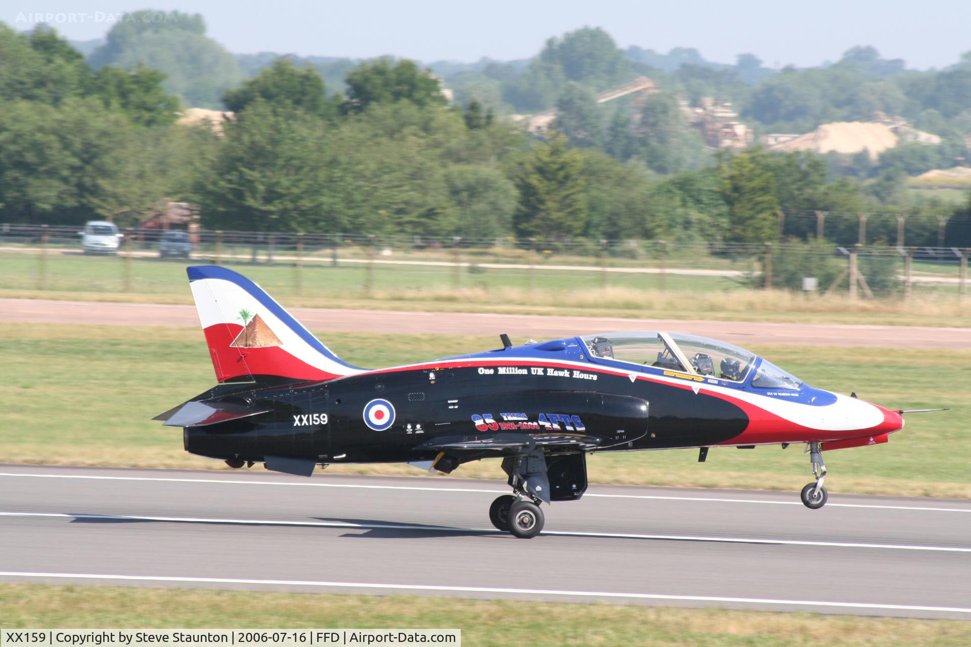 XX159, 1979 Hawker Siddeley Hawk T.1A C/N 005/312005, Royal International Air Tattoo 2006