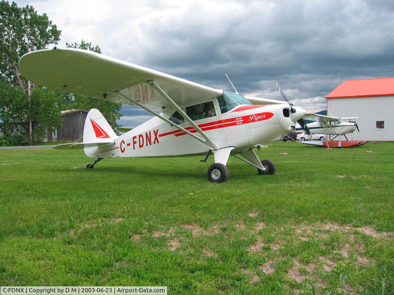 C-FDNX, 1957 Piper PA-22-150 C/N 22-5408, complete restauration 2003