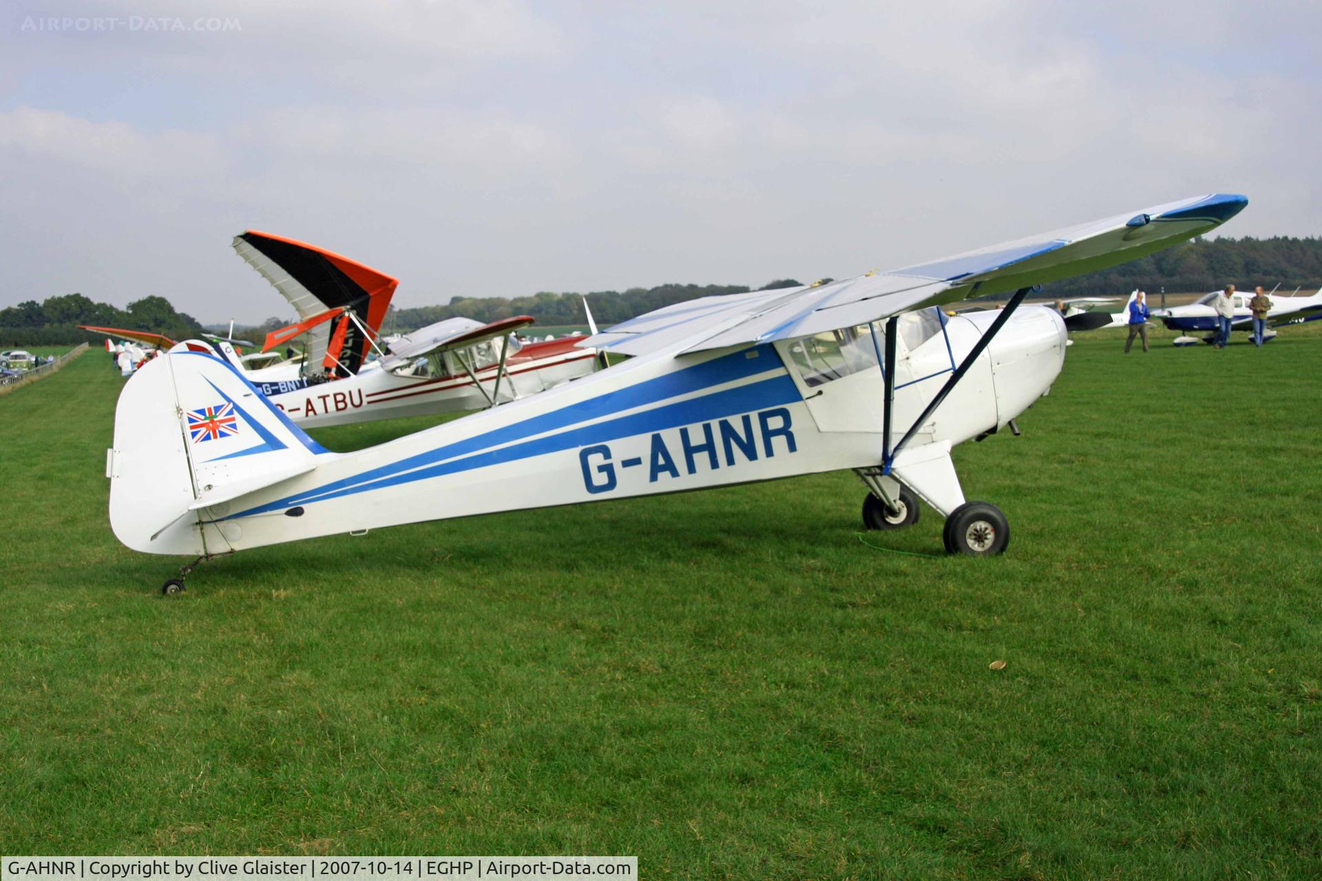 G-AHNR, 1946 Taylorcraft BC-12D Twosome C/N 7204, Previous ID: N43545