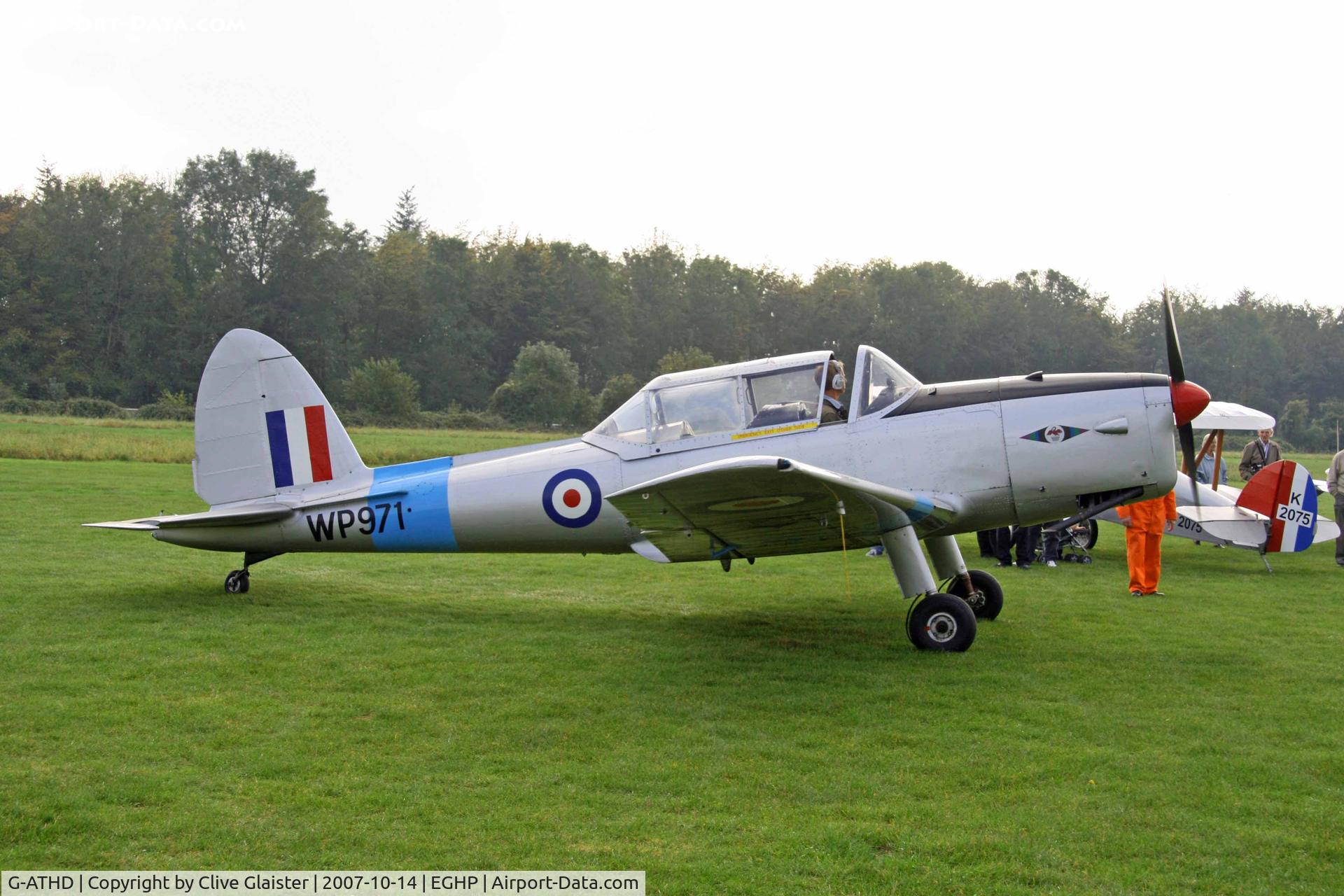 G-ATHD, 1953 De Havilland DHC-1 Chipmunk T.10 C/N C1/0837, Flying in the colours of the; ROYAL AIR FORCE