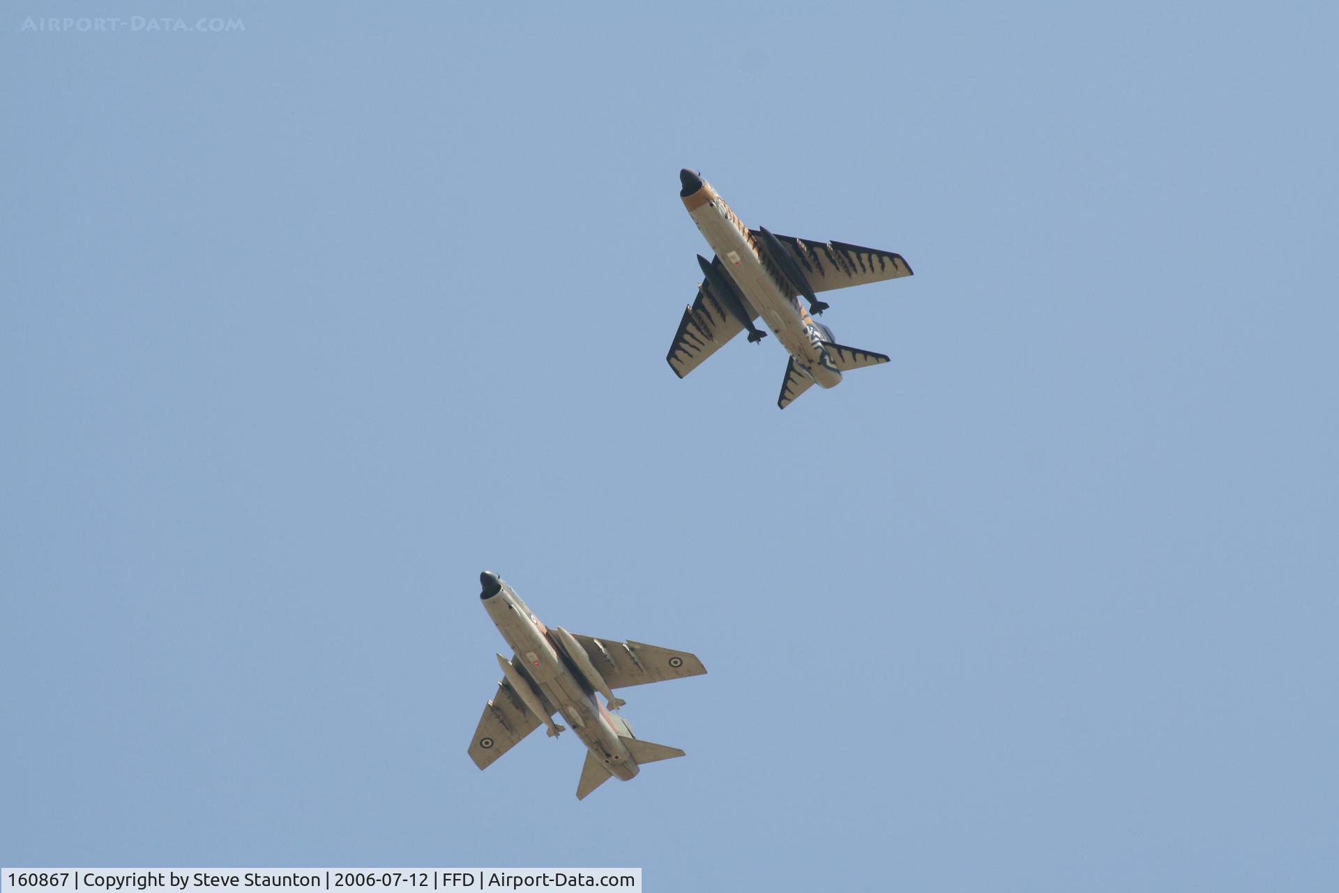 160867, LTV A-7E Corsair II C/N E-583, Royal International Air Tattoo 2006 (with 158825)