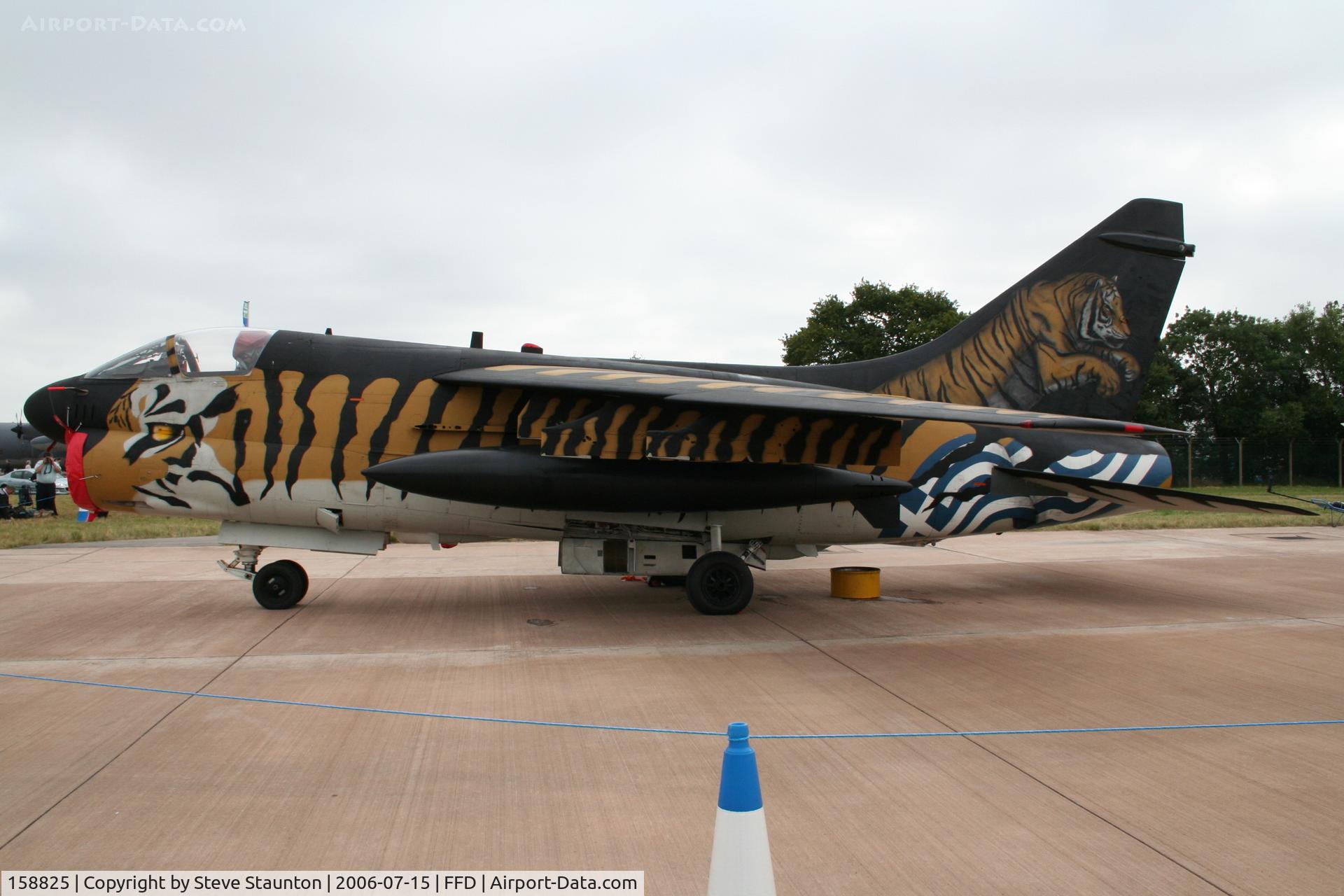 158825, LTV A-7E Corsair II C/N E-381, Royal International Air Tattoo 2006