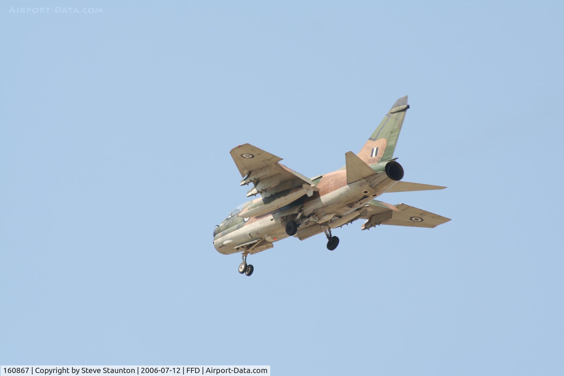 160867, LTV A-7E Corsair II C/N E-583, Royal International Air Tattoo 2006