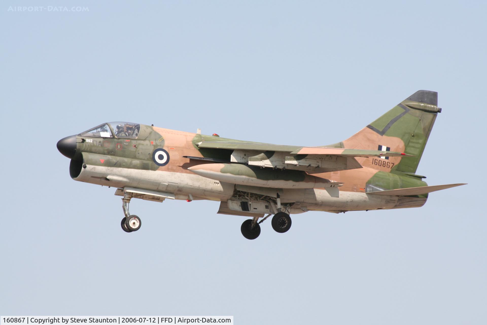 160867, LTV A-7E Corsair II C/N E-583, Royal International Air Tattoo 2006
