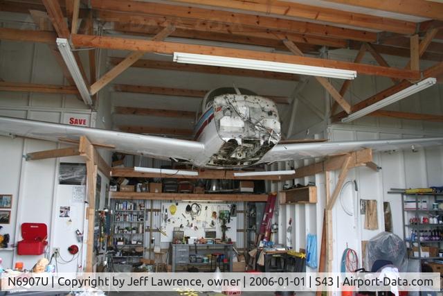 N6907U, 1964 Mooney M20E C/N 419, '64 Mooney waiting restoration, Snohomish, WA