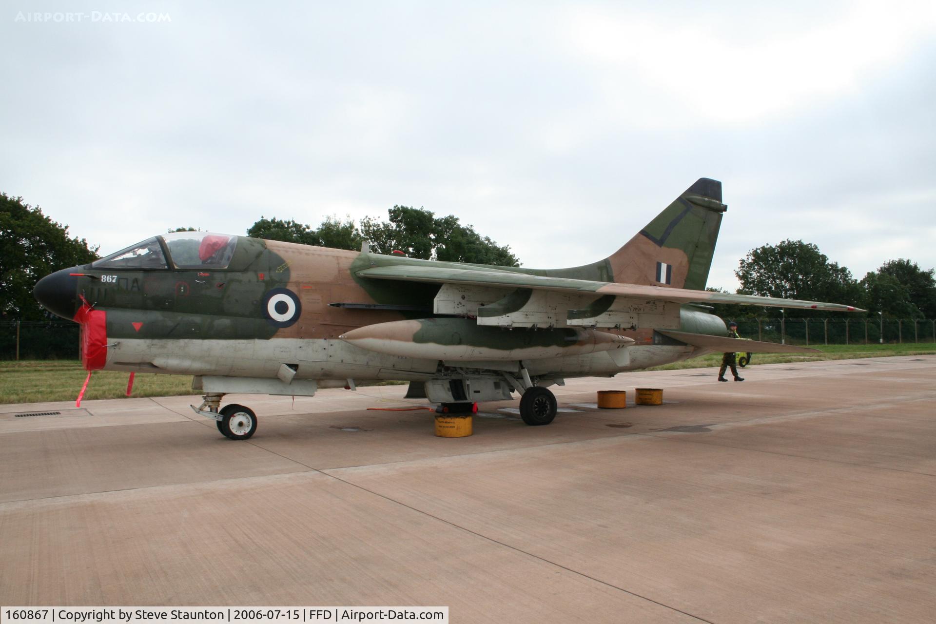 160867, LTV A-7E Corsair II C/N E-583, Royal International Air Tattoo 2006