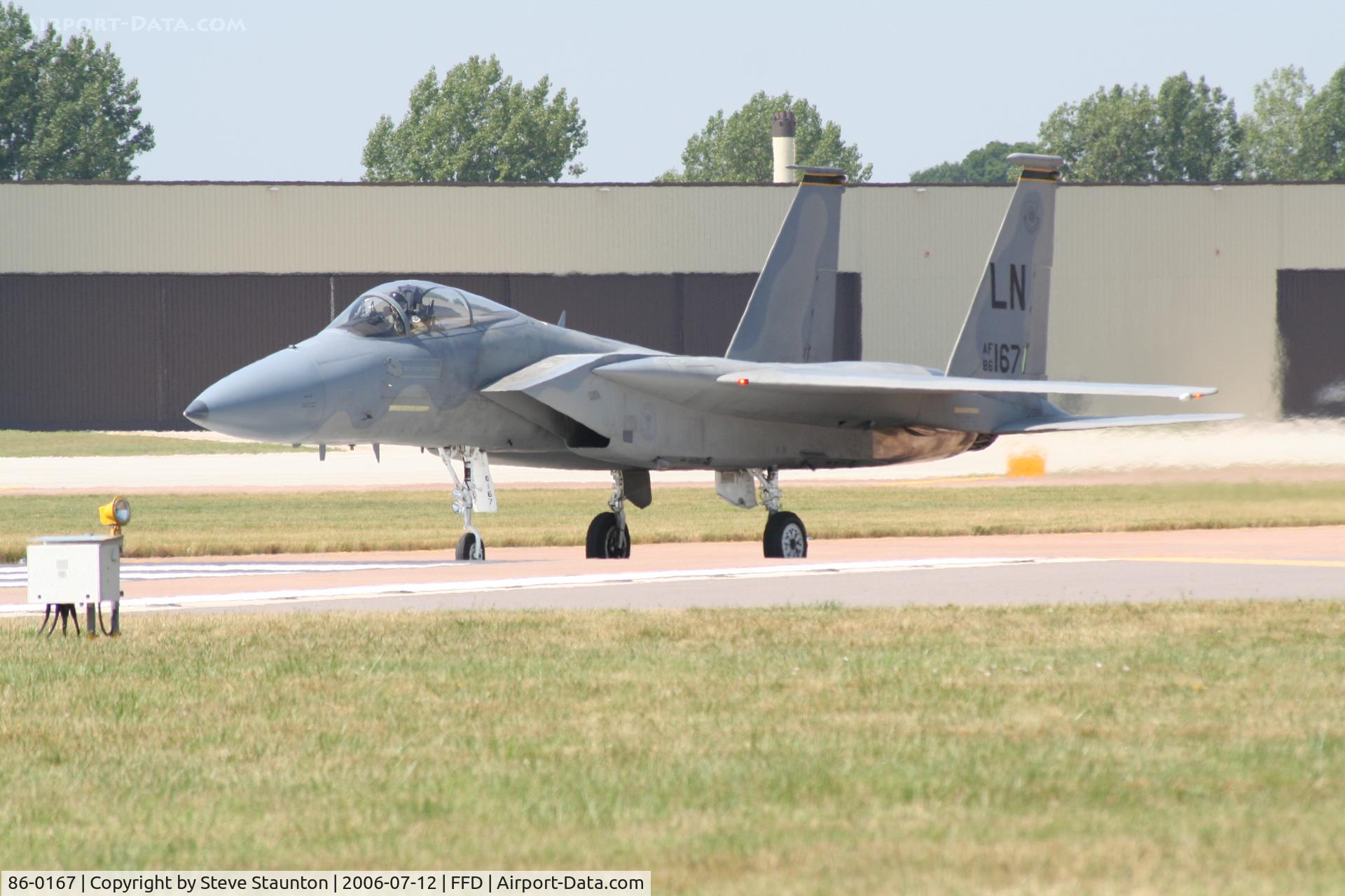 86-0167, 1986 McDonnell Douglas F-15C Eagle C/N 1016/C395, Royal International Air Tattoo 2006