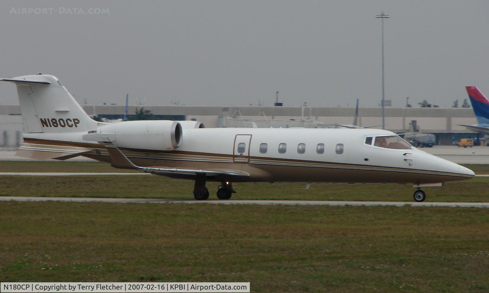 N180CP, 1996 Learjet Inc 60 C/N 081, part of the Friday afternoon arrivals 'rush' at PBI