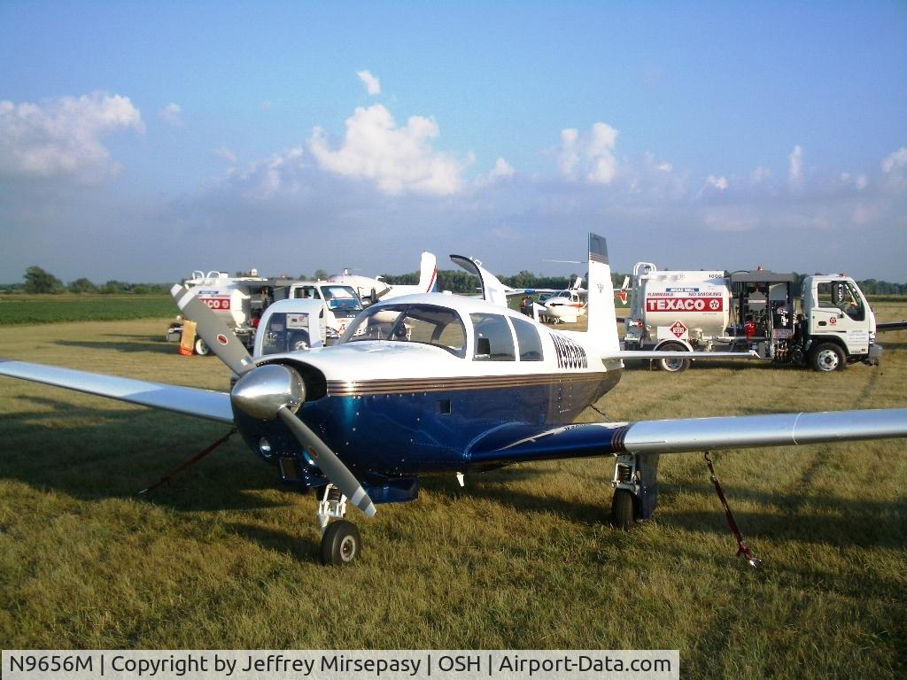 N9656M, 1967 Mooney M20C Ranger C/N 670112, At Oshkosh 2005