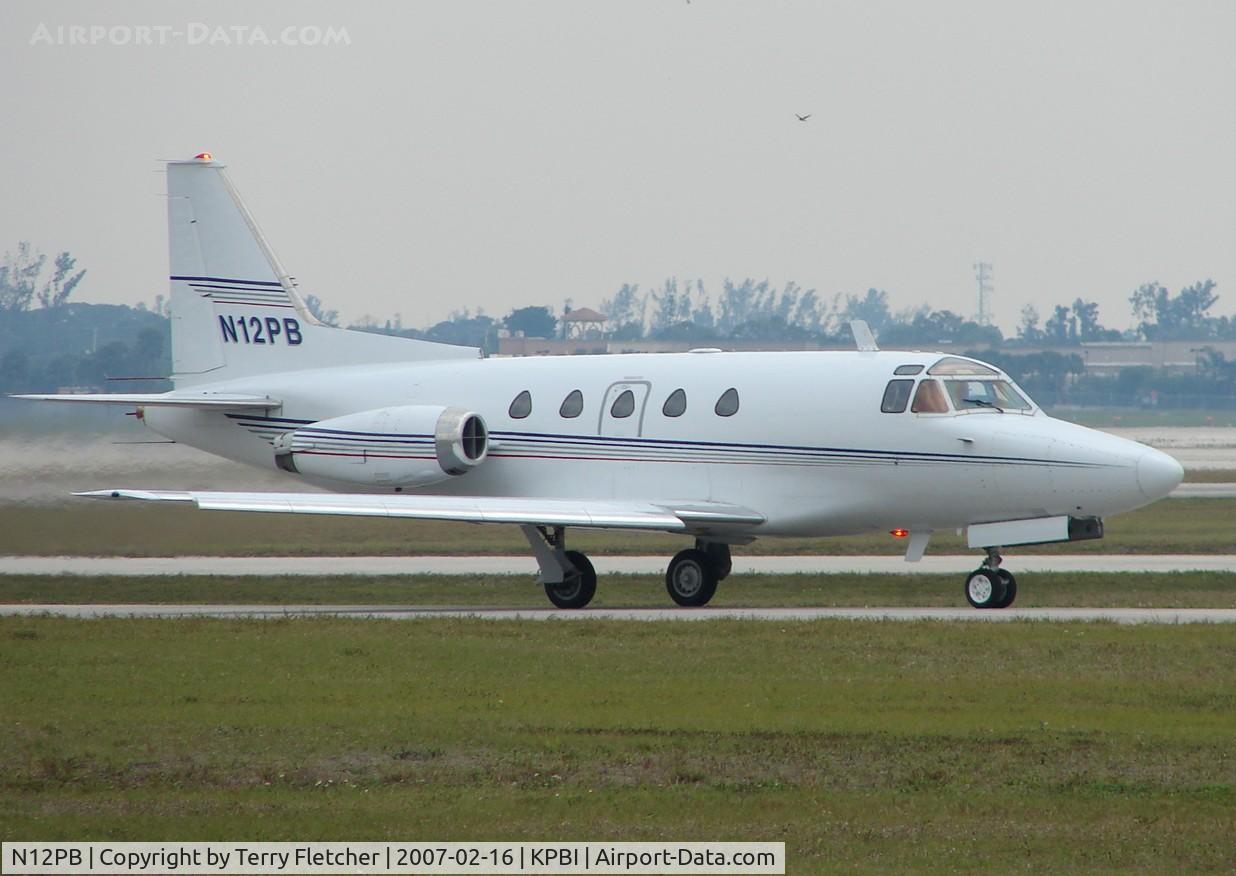N12PB, 1968 North American Sabre 60 C/N 306-018, part of the Friday afternoon arrivals 'rush' at PBI