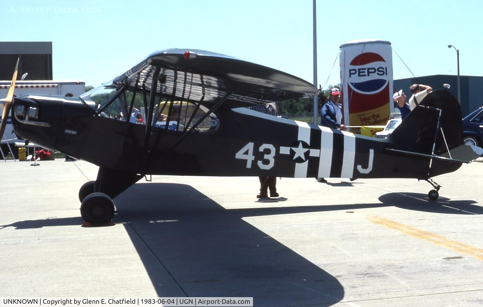 UNKNOWN, , Piper L-4 at the AAA fly In.  Lost the ID.