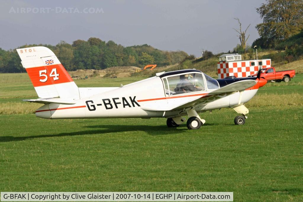 G-BFAK, 1965 Morane-Saulnier MS-892A Rallye Commodore 150 C/N 10595, Previous ID: F-BNNJ