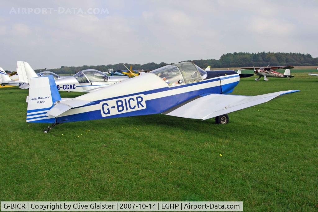 G-BICR, 1958 Jodel (Wassmer) D-120A Paris-Nice C/N 135, Ex: F-BIXR > G-BICR - Originally and currently owned to and a trustee of, Beehive Flying Group in September 1980.