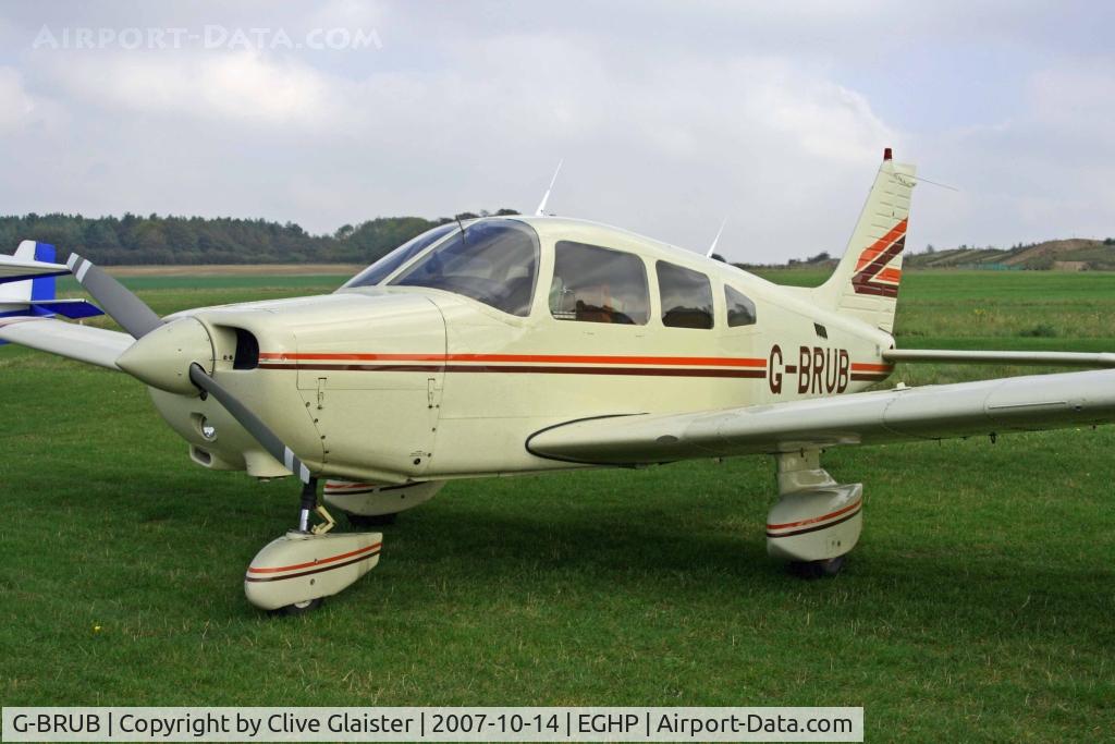 G-BRUB, 1981 Piper PA-28-161 Warrior II C/N 28-8116177, Registered Owner: FLYTREK LTD - Previous ID: N8351Y