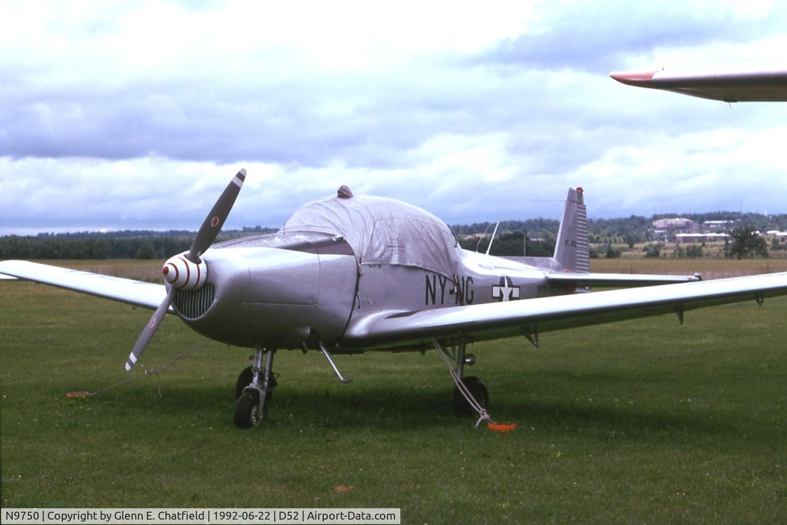 N9750, Ryan Navion A C/N Not found N9750, Navion, was N9750.  Don't know what it is now.