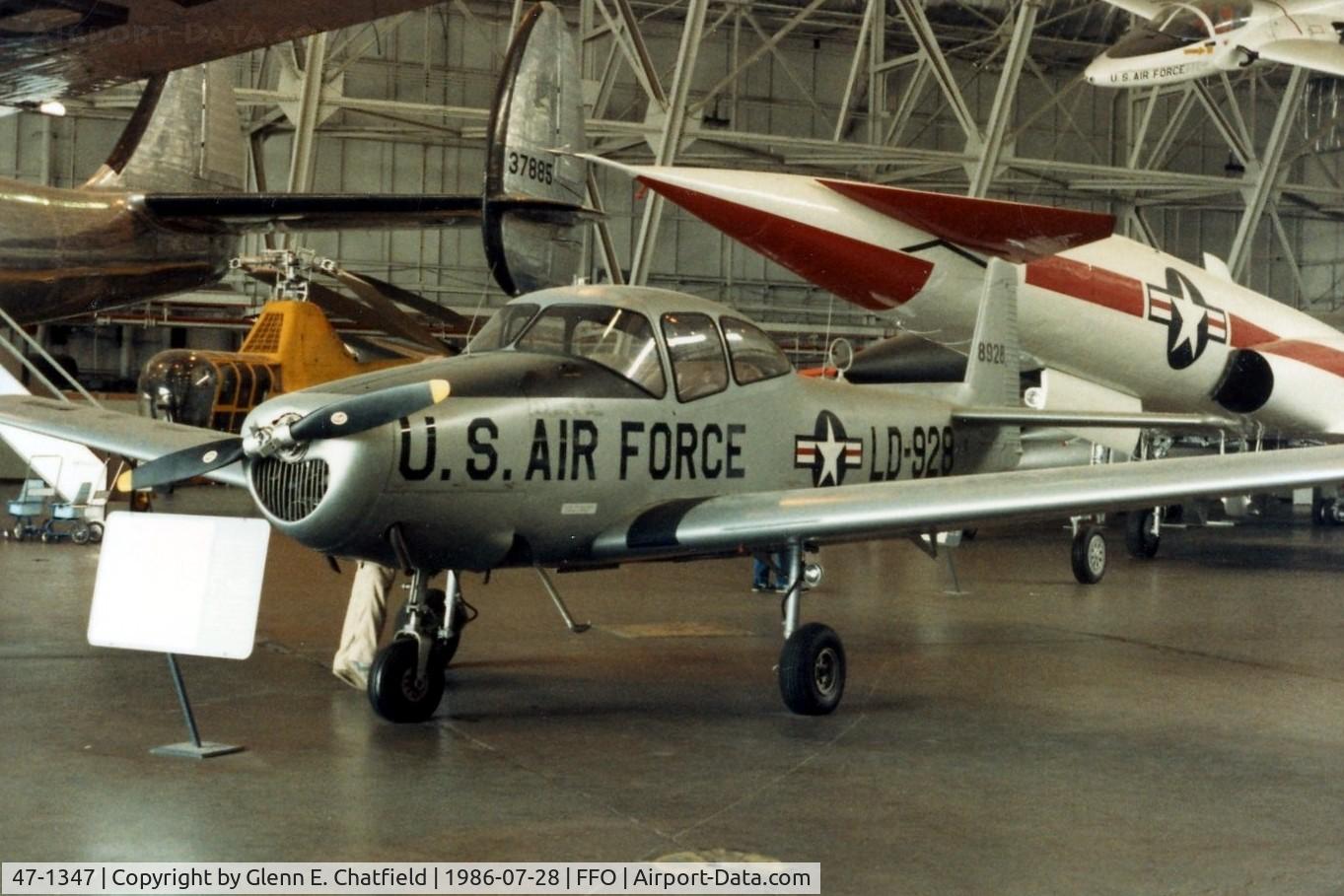 47-1347, 1947 North American Navion L-17A C/N NAV-4-1059, L-17A at the National Museum of the U.S. Air Force