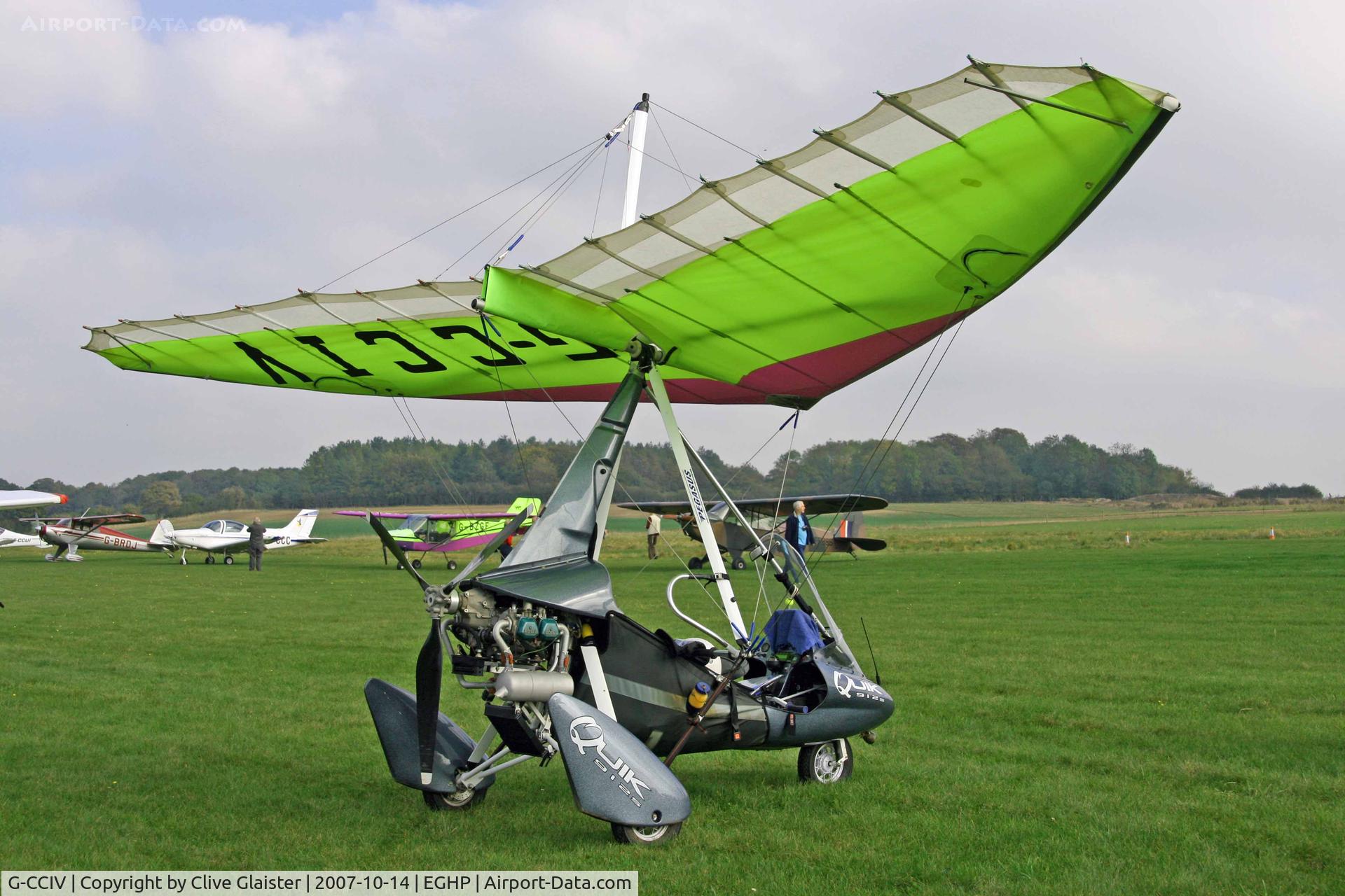 G-CCIV, 2003 Mainair Pegasus Quik C/N 7977, HEX: 4049E6