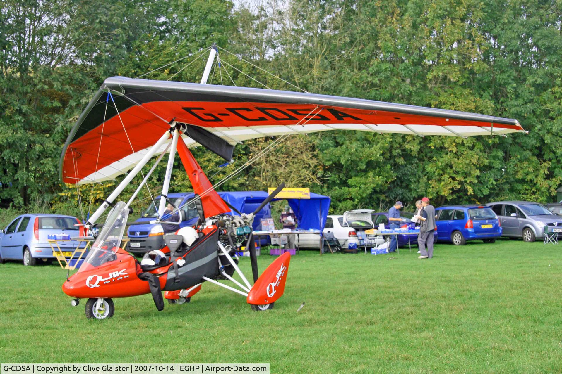 G-CDSA, 2005 P&M Aviation Pegasus Quik C/N 8144, HEX: 404EC3