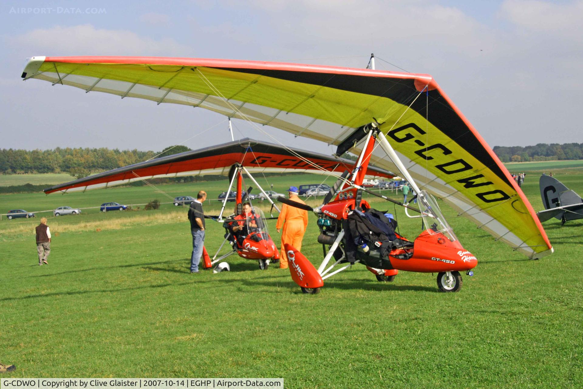 G-CDWO, 2006 P&M Aviation Quik GT450 C/N 8175, HEX: 404F83