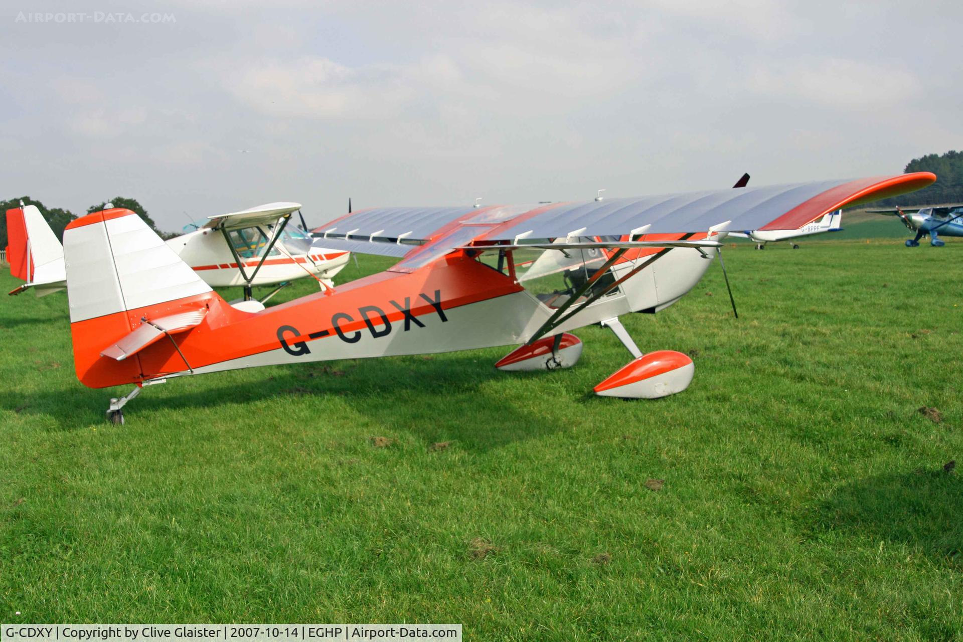 G-CDXY, 2007 Skystar Kitfox Series 7 C/N PFA 172D-14112, HEX: 404F7F