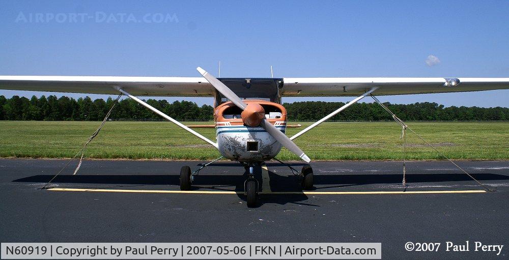 N60919, 1969 Cessna 150J C/N 15070669, Got some wear on the cowling there