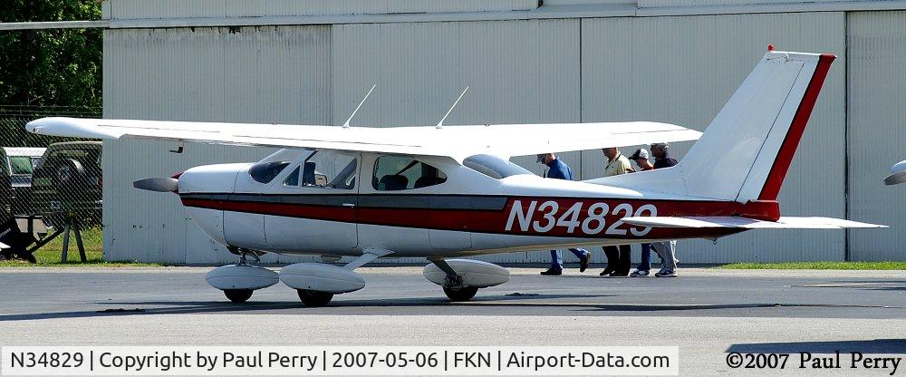 N34829, 1974 Cessna 177B Cardinal C/N 17702029, Over on the 'hot ramp' at Franklin Open House