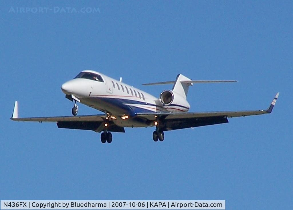 N436FX, 2006 Learjet 45 C/N 309, Approach to 17L