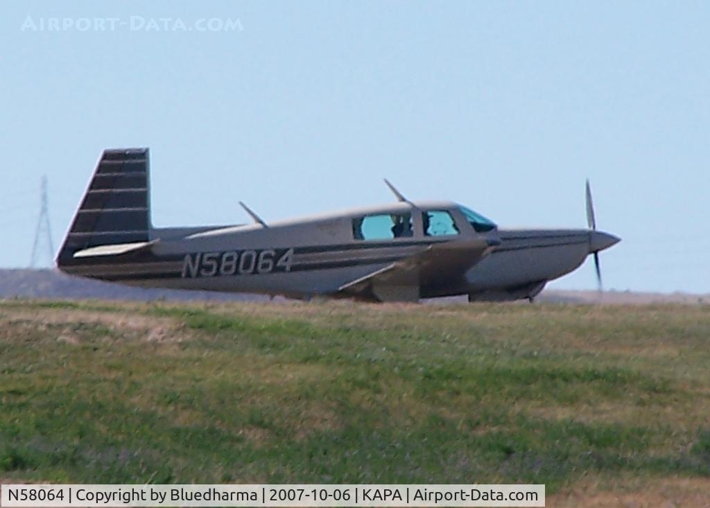 N58064, 1985 Mooney M20K C/N 25-0861, Taxi for Takeoff.
