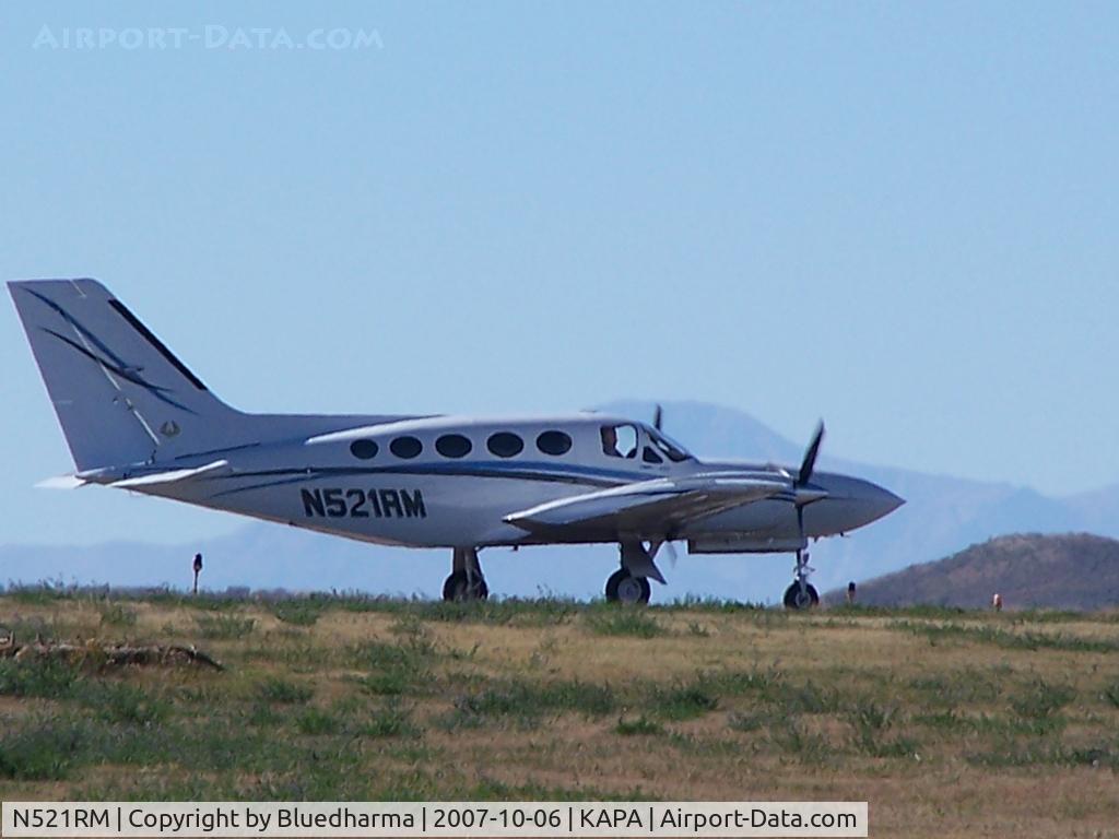 N521RM, 1977 Cessna 421C Golden Eagle C/N 421C0335, Taxi for Takeoff.