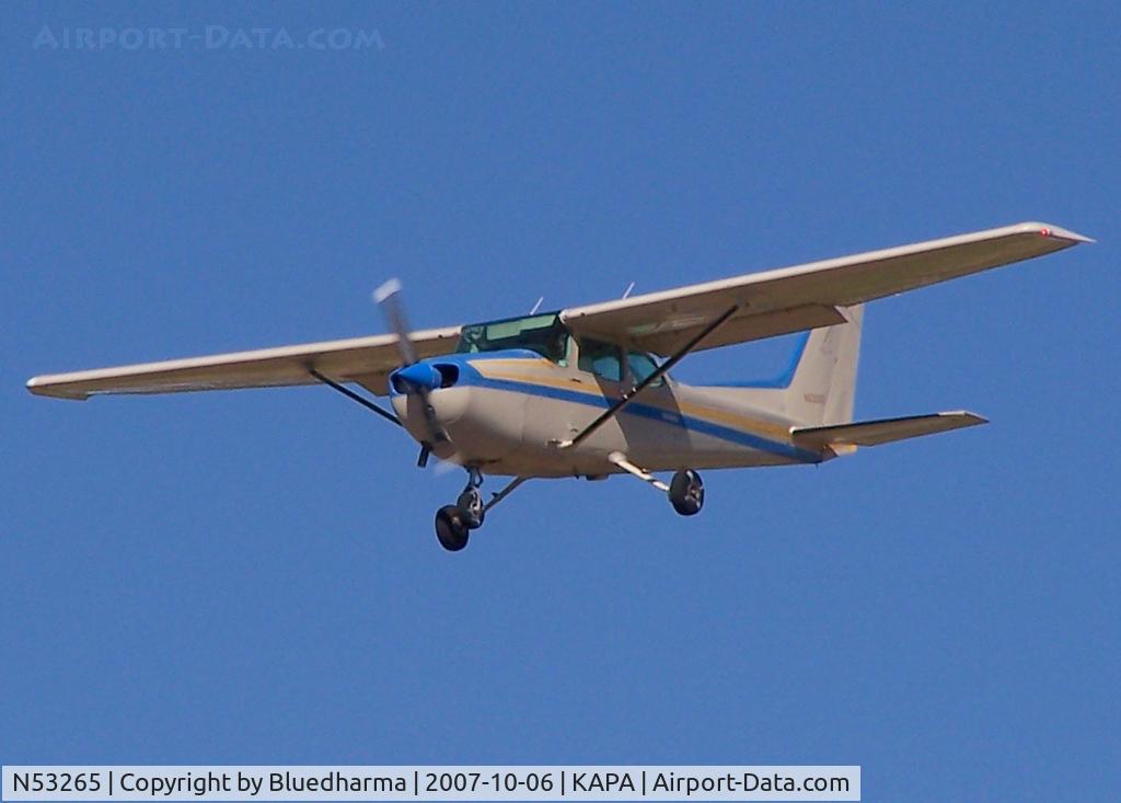 N53265, 1981 Cessna 172P C/N 17274714, Approach to 17L