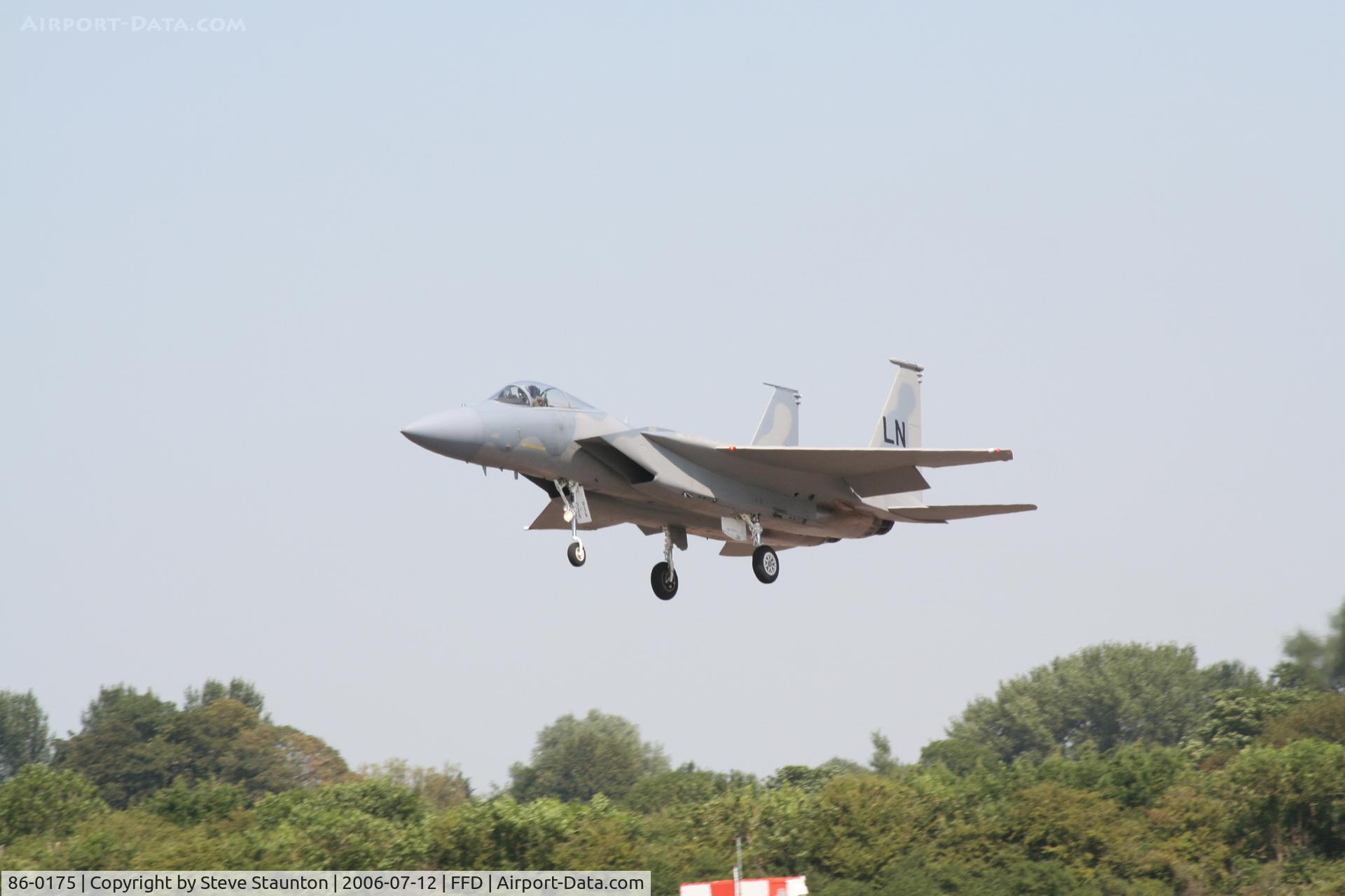 86-0175, 1986 McDonnell Douglas F-15C Eagle C/N 1025/C403, Royal International Air Tattoo 2006