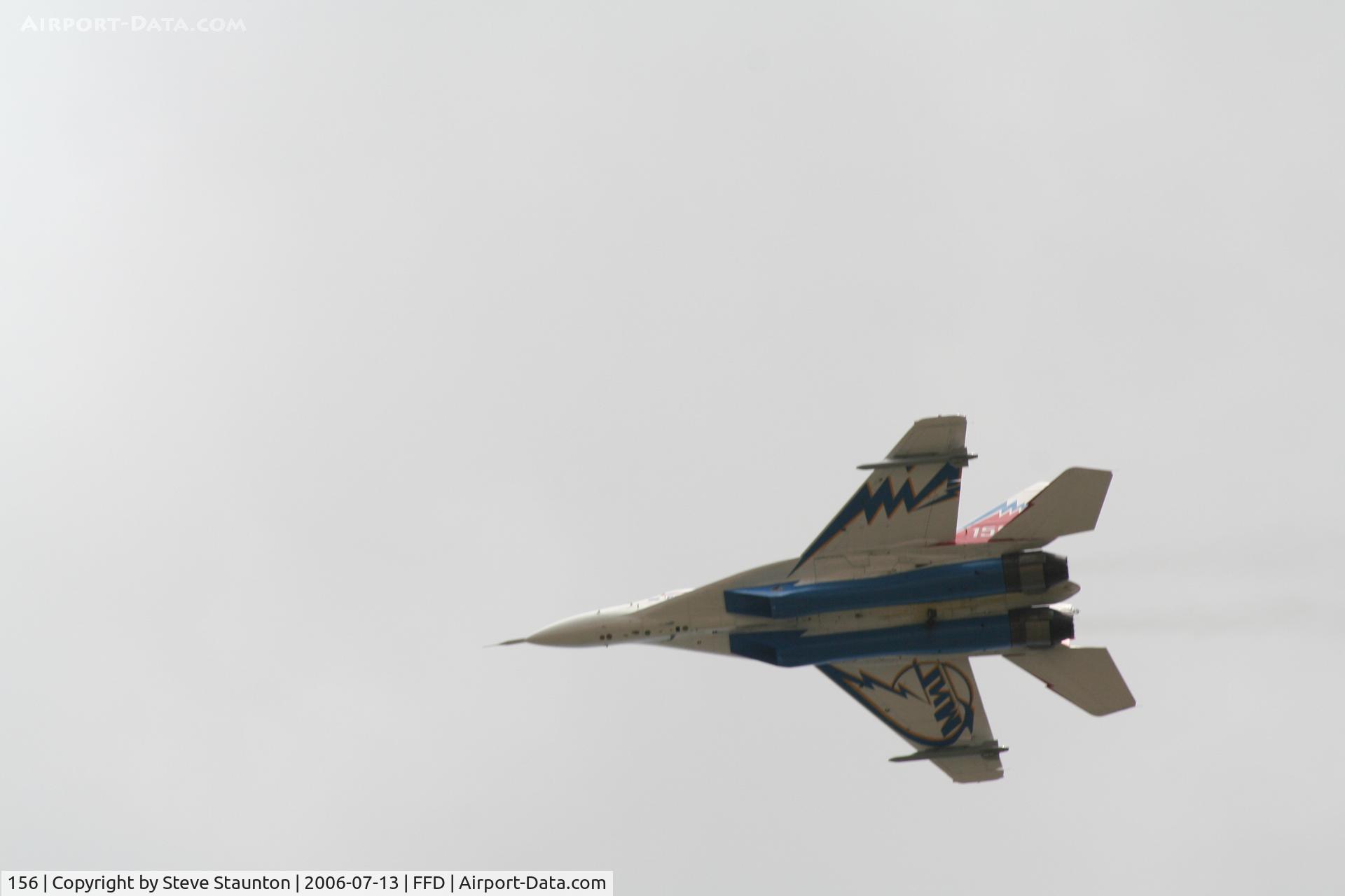 156, Mikoyan-Gurevich MiG-29M OVT C/N 29609055561, Royal International Air Tattoo 2006
