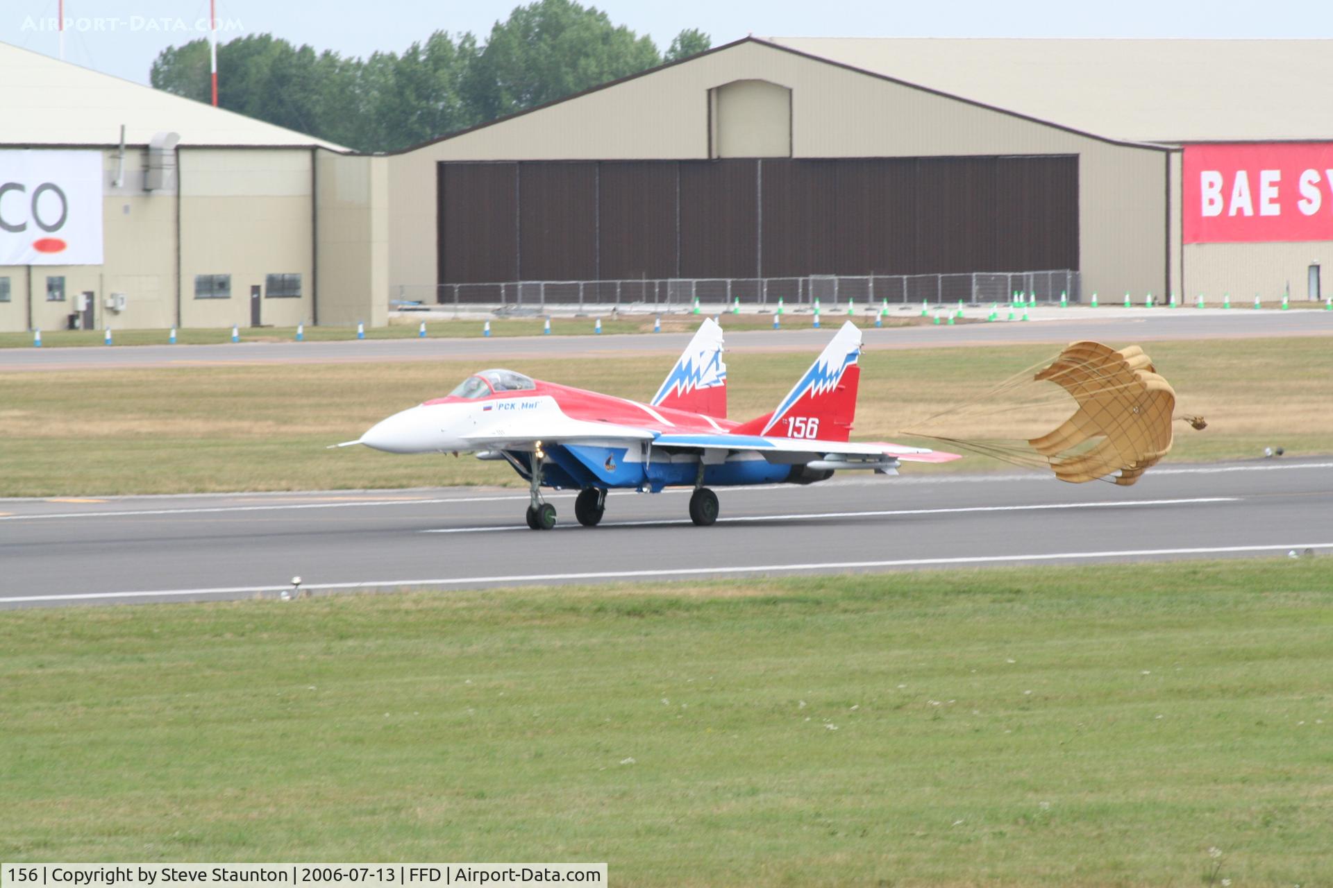 156, Mikoyan-Gurevich MiG-29M OVT C/N 29609055561, Royal International Air Tattoo 2006