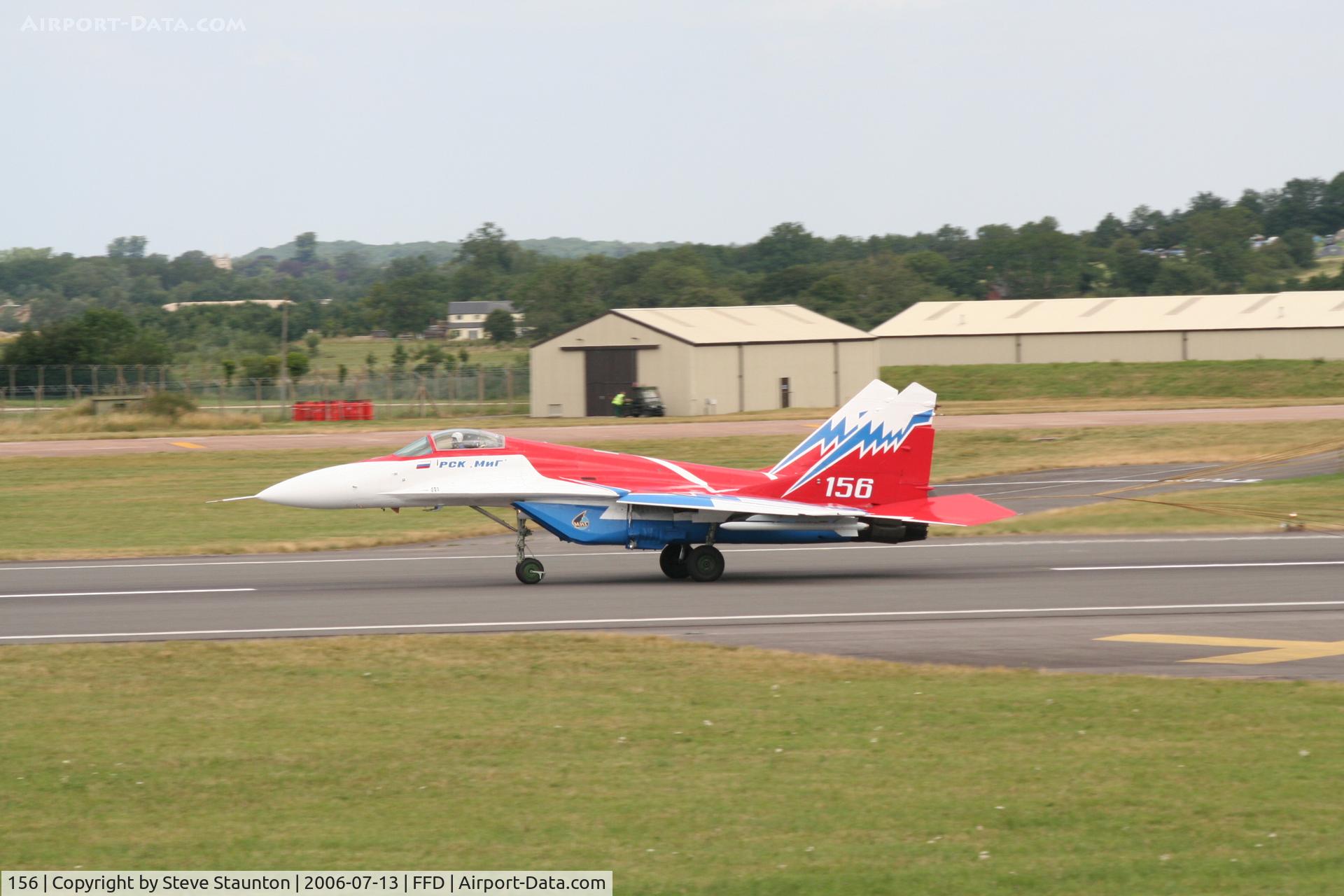 156, Mikoyan-Gurevich MiG-29M OVT C/N 29609055561, Royal International Air Tattoo 2006