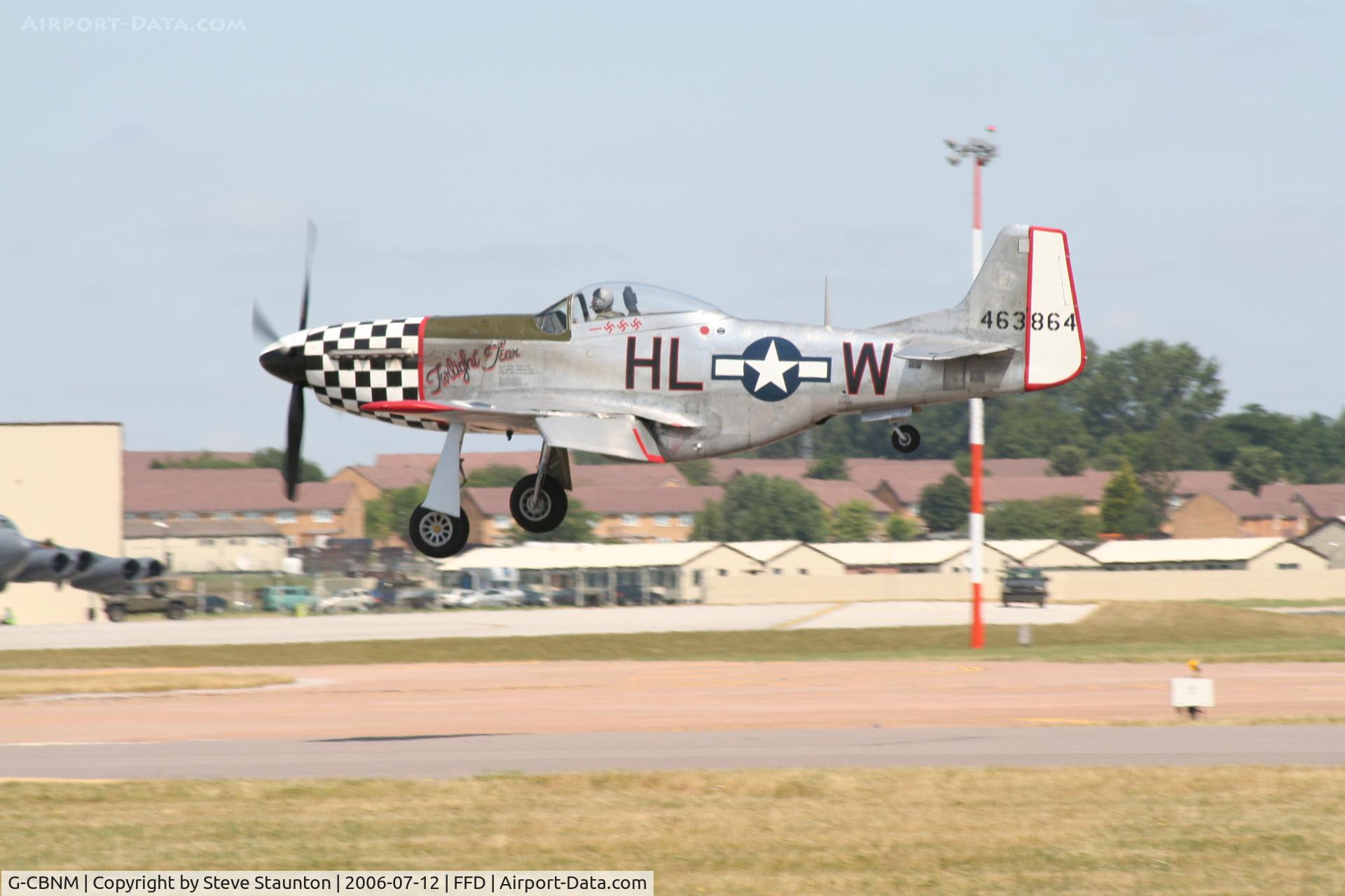 G-CBNM, 1944 North American P-51D Mustang C/N 122-31590 (44-63864), Royal International Air Tattoo 2006