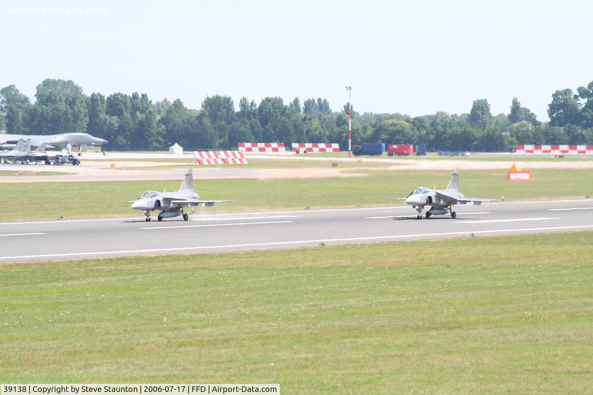 39138, Saab JAS-39A Gripen C/N 39138, Royal International Air Tattoo 2006 (with 39168)