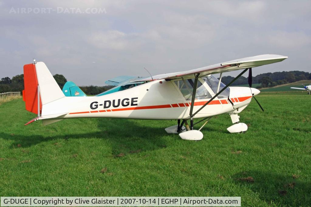 G-DUGE, 2003 Comco Ikarus C42 FB UK C/N PFA 322-13855, HEX: 4047F0