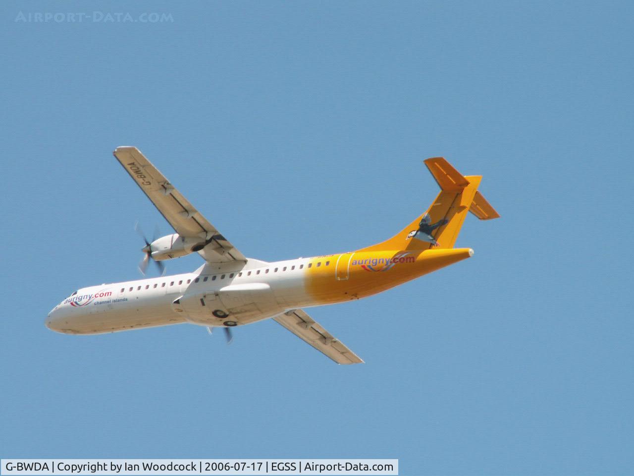 G-BWDA, 1995 ATR 72-202 C/N 444, ATR72-202/Aurigny/Stansted 2006