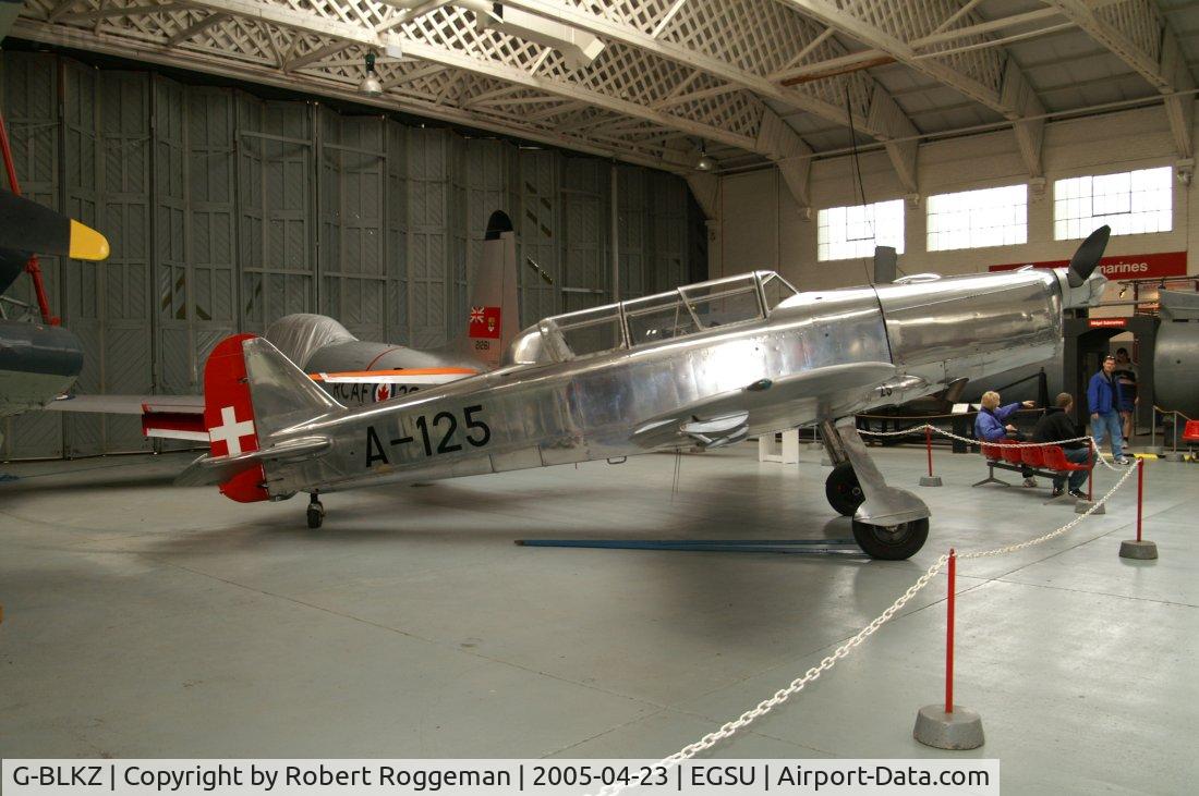 G-BLKZ, 1948 Pilatus P2-05 C/N 45, Former A-125 Swiss Air Force.
